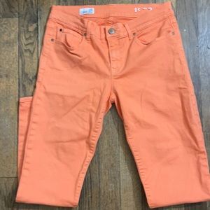 Jeans orange leggings